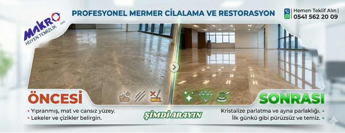 Mermer Cilalama Parlatma ve Bakımı İstanbul